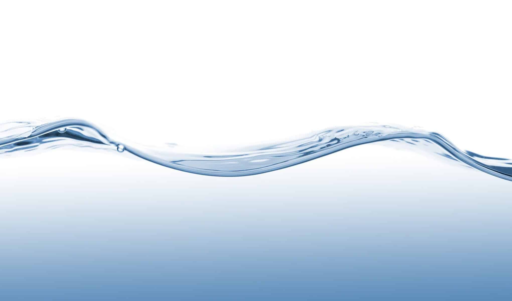 A clear, gently flowing water wave over a soft blue gradient, symbolizing Black Diamond Experts’ reliable 24/7 home services.