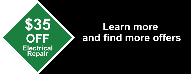 Green diamond offers $35 OFF Electrical Repair; "Learn more and find more offers." Trusted 24/7 Utah home comfort experts—Black Diamond.