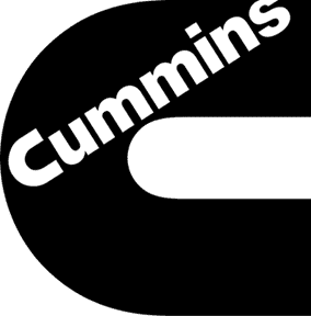 Black and white Cummins logo with "Cummins" across a bold "C," symbolizing dependable, around-the-clock expert home services in Utah.